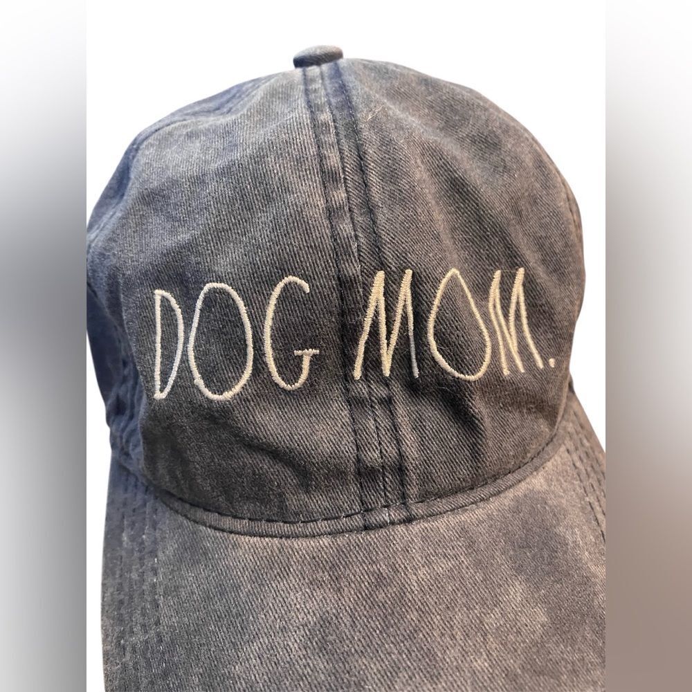 Rae Dunn “Dog Mom” Hat Navy - Picture 2 of 5